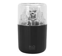 Cocoarm Car Diffuser Humidifier, ABS Mini Portable Aromatherapy Diffuser with USB and Ambient Light for Car Home Office, 300ml Water Tank, Lightweight Travel Essential (Black)