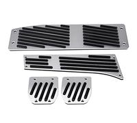 Cocoarm Car Foot Pedal Set Aluminum Non-Slip Pedals for Manual Transmission Vehicles, Complete 4-Piece Set with Accelerator Clutch Brake, Fits 1 3 5 7 X1 Series E30 E32 E34 E36 E38