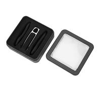 Cocoarm Car Smart Key Cover Case, ABS Leather Car Key Fob Protector Shell, Full Coverage, Signal Friendly, Button Access, for 911 Owners (Black)