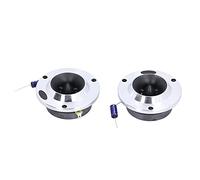 Cocoarm Car Speaker Aluminum Audio Speaker 4in Round 150W 4 Ohm 92dB Two Way Sound System for Universal 12V Cars Trucks SUVs Clear Treble Strong Bass Easy Installation
