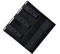 Cocoarm Cash Drawer Insert Tray, ABS Plastic with 6 Compartment Money Organizer for Retail and Restaurants (Black)