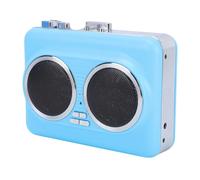 Cocoarm Cassette Tape Player ABS Portable Cassette to MP3 Converter USB Digital Transfer Built in Speaker 3.5mm Jack AA or USB Power for Travel Home Car Use (Blue)