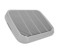 Cocoarm Cat Litter Box Step Cat Litter Trapping Mat Containment Mat Control with Splash Guard Edge for Easy Cleaning Universal Size 13.78x11.81in (Light Gray)