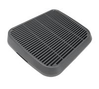 Cocoarm Cat Litter Box Step Splash Guard Edge, Plastic, Grey | Litter Tracking Prevention Ramp for Large Trays, Textured Grip Surface, Easy-Clean Polypropylene Step, Indoor Use