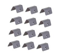 Cocoarm Channel Wind Rain Deflector Fitting Clips, Metal Rain Deflector Clips for Heko G3, Securely Fits Deflectors, Prevents Rattling, Ideal for Car Owners and Enthusiasts (12)