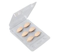 Cocoarm Character Puppet Main Source with Eyelashes for Eyelash Extension Practice, Beginners, 3 Pairs of Siliconyelock (Skin color)