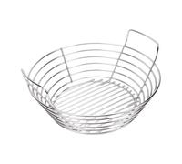 Cocoarm Charcoal Basket 304 Stainless Steel Lump Basket | Heavy Duty Basket, Compatible with Kamado Joe, Pit Boss, Primo, Char Griller, Promotes Airflow, Easy Cleanup, Durable for