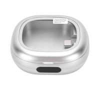 Cocoarm Charging Case Fit for Oura Ring 3 4, ABS Smart Ring Charger Case with 2000mAh Battery LED Window Multi Protection for Travel Daily Carry Users (Silver)
