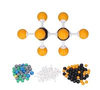 Cocoarm Chemistry Molecular Model Kit, Plastic Molecular Structure Model with Colorful C H N O S Na Atoms, Easy Assembly, 3D Learning for School Laboratory Students and Class Use