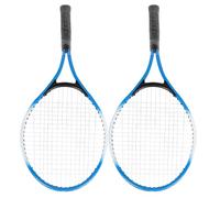 Cocoarm Children Tennis Racquet Kids Tennis Racket Junior Paddle Iron Alloy High Strength Frame Ergonomic Handle with Carry Bag and Ball for Beginner Practice (Blue)