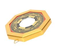 Cocoarm Chinese Feng Shui Convex Bagua Mirror Wooden Chinese Feng Shui Mirror for Home Protection & Wealth Inviting with Early Heaven Trigram (13.5cm concave mirror)