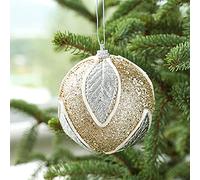 Cocoarm Christmas Ball Ornaments, 8cm Powder Dipped Foam Decorations for Tree Wreath Window Hanging with Pre Decorated Colored Ornaments (#2#-2)