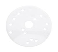 Cocoarm Clear Acrylic Router Base Plate, 6.46in Universal Router Guide Plate with Brass Centering Pin for Woodworking Template Routing Trimming Shaping