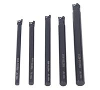 Cocoarm CNC Boring Holder Set, High Speed Steel Lathe Turning Tool Holder, 5 Sizes S06K S07K S08K S10K S12M, 95 Degree Right Hand Cutting with Wrenches for Lathe Machining