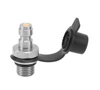Cocoarm CO2 Inflation Connector Stainless Steel M10x1 Inflation Connector with Gasket 8mm Quick Plug Polished for Soda Water Bottle Parts Home Sparkling Water Users