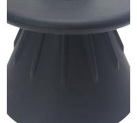 Cocoarm Coffee Filter Cup, Food Grade Silicone Coffee Dripper with Isolation Ring, Reusable Conical Filter Cup 2.8oz for Home Baristas Pour Over Brewing (Black)