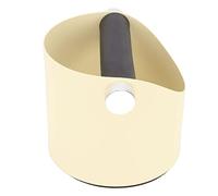 Cocoarm Coffee Knock Box Metal Coffee Grounds Box 13.5 X 12.3 X 15cm with Rubber Tap Bar Large Opening Detachable Design for Home Kitchen Cafe Bar Machine Use (Yellow)