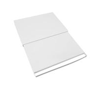 Cocoarm Coffee Machine Tray Carbon Steel Coffee Maker Sliding Tray 14.2 X 18.5in Pull Out Countertop Moving Slider with 55.1lb Load for Kitchen Cabinet Station Use (White)
