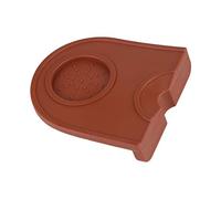 Cocoarm Coffee Tamper Mat, Silicone Non-Slip Grind Holder, Compact Tamping Station for Home and Cafe Use (Brown Small 600ml)