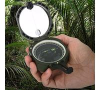 Cocoarm Compass, Portable High Precision Dry Capsule with Sighting Mirror Bubble Level, for Outdoor Survival Camping Hiking Navigation