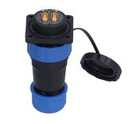 Cocoarm Connector IP68 Aviation Socket PA66 PPS Gold Plated Copper 380V 45A 4 Hole SP28 Power Plug for Cable Wire Communication Equipment Instrumentation (#2)