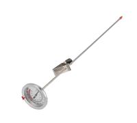 Cocoarm Cooking Thermometer Stainless Steel Meat Thermometer with 40cm Probe 50 to 550F Mechanical Dial and Pot Clip for Oil Frying Grilling Candy Making Home Cooks