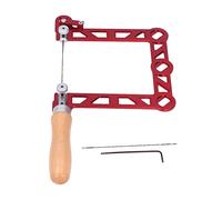 Cocoarm Coping Saw Wooden Handle Fret Saw U Shaped Design Mini Hand Saw Alloy Steel Blade Woodworker Saw Comfortable Grip for Long Hours of (5 Inch)