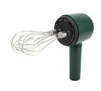 Cocoarm Cordless Hand Mixer, USB Rechargeable Electric Hand Mixer with 2 Stainless Steel Whisks, 1200mAh Portable Egg Beater, Low Noise One Use for Baking Pancakes Cream