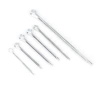 Cocoarm Cotter Pin Assortment Kit, Galvanized Iron Split Pin Set 555pcs with Storage Case, 6 Sizes Burr Free Finish Resistant for Machinery Trailer Farm Repair