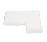 Cocoarm Couple Cuddle Pillow Memory Foam Slow Rebound Arched Cuddle Pillow with Arm Hole, Breathable Removable Pillow Cover Side Sleeping Pillow for Couples Lovers, Zipper (Left)