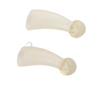 Cocoarm Cow Horn Covers 5.0cm Inner Diameter Silicone Cattle Horn Protector with Clamp for Calf Anti Fight Farm Safety Solution