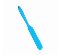 Cocoarm Cream Scraper, Silicone Baking Spatula, Food Grade Silicone for Mixing Batter, Ideal for Home and Professional Bakers, 9.7x1.2in (Blue)