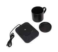 Cocoarm Cup Warmer, ABS Ceramic Mug Warmer for Desk, 3 Temp Settings 122 to 140F, 8 Hour Auto Off, USB Powered Coffee Heating Pad for Home Office Milk Tea (Black)