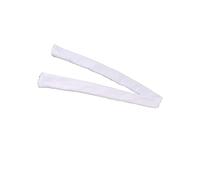 Cocoarm Curly Hair Headband Lint Long Head Wraps Band Non Slip Tie Headband for Home Travel Makeup Wig Styling Soft Washable Hair Curling Tool (White)