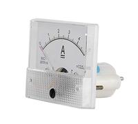 Cocoarm Current Voltmeter, 85C1 DC Analog Panel Meter with 2.5 Accuracy for Auto Circuit Testing, Measures 0-30V Voltage and 0-30A Current, Compact Plastic Design for DIY Experiments and (Current