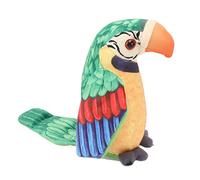 Cocoarm Cute Electric Talking Plush Toy, Polyester Cotton Stuffed Bird with Record Repeat and Flapping Wings, 20cm Interactive Toy for Boys Girls Kids Home Car Bed (Green)
