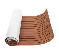 Cocoarm Dark Brown EVA Foam Teak Sheet Marine Flooring Yacht Boat Decking Self-Adhesive Pad 240 x 90 x 0.6cm