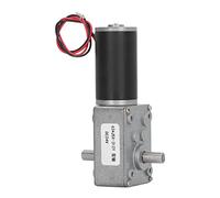 Cocoarm DC Gear Motor 24V Dual Shaft Gear Motor, Aluminum Alloy Reducer, Self Locking Reversible High Torsion Low Noise, for Vending Machine Printer ATM Automation (30RPM)