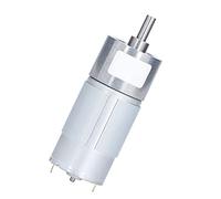 Cocoarm DC Gear Motor Copper Coil Mini DC Motor 12V 24V Variable Speed Forward Reverse Reduction Low Noise for Door Locks Curtains Vending Machines (DC12V 500RMP)
