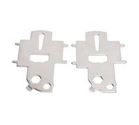 Cocoarm Deck Plate Key 2 Pack 316 Stainless Steel Deck Fill Key Multi Function Boat Fuel Tool for Gas and Water Tank Caps Bottle Opening and Hex Turning for Boats Yachts