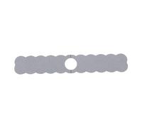 Cocoarm Diatomite Bathroom Countertop Sink Mat, Fast Drying Tray with Silicone Pads, Water Absorbing 23.62x3.94in for Kitchen and Hotel Use (Dark Gray)