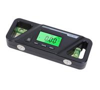 Cocoarm Digital Angle Finder ABS Magnetic Angle Gauge 4x90 Degree 2x180 Degree LCD Backlit Display Auto Flip for Woodworking Home Maintenance Automotive Repair (Black)