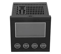 Cocoarm Digital Counter AC Multifunctional Timer 6 Digit LCD Display 0.00001 to 999999 Preset Reset Power Off Memory for Industrial Panel Meter Use