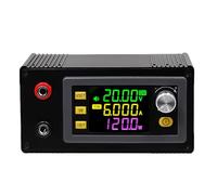 Cocoarm Digital Direct Current Programmable Power Supply Module with Color LCD Display, Adjustable Voltage and Current, Ideal for Solar Charging and Electronics Testing (XY-SK120)