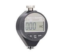 Cocoarm Digital Hardness Tester Alloy Steel Portable Durometer 0 to 2.5mm Stroke LCD Hardness Meter for Rubber Plastic Leather Wax Testing Field Use (C Type)