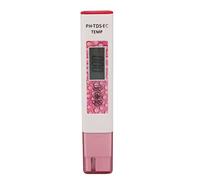 Cocoarm Digital Water Tester Pen ABS 4 in 1 Water PH TDS Meter with EC and Temperature Backlit Display Compact 5.9in Portable for Drinking Pool Aquarium Lab (Pink)