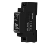 Cocoarm DIN Rail Power Supply 15.2W 0.63A AC to DC Converter, Flame | Compact Design, 85% Efficiency, Universal Input 50-60Hz, Short Circuit Protection, Industrial Automation Use
