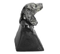Cocoarm Dog Memorial Headstone, Personalized Pet Grave Marker with Durable Head Statue 5.79x5.12x3.74in for Garden and Yard