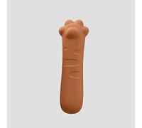 Cocoarm Door Handle Cover Silicone Door Handle Protector Soft Anti Collision Sleeve for Straight Handles Noise Reduction Open Design Cute Claw for Bedroom Nursery Office (Orange)