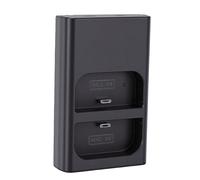 Cocoarm Doorbell Battery Charger for Ring Doorbell 2 3 3 Plus 4, Dual | ABS Material, Compact Portable Design, Smart Circuit Protection, Compatible with Ring Doorbell Batteries, Fast Charging Via
